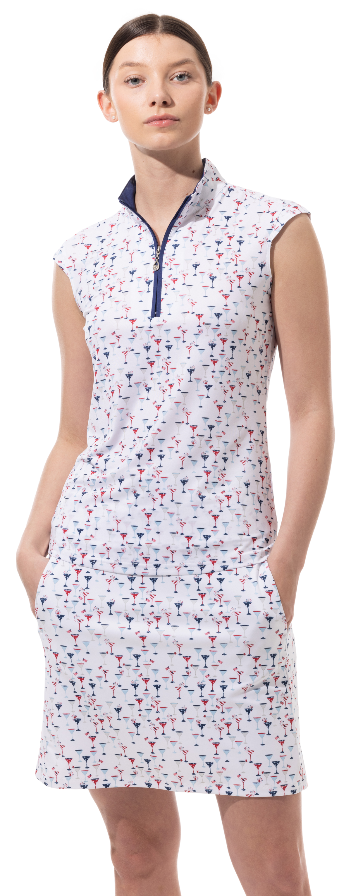 SOLCOOL SLEEVELESS MOCK. LIBERTINI.  900471 - SanSoleil