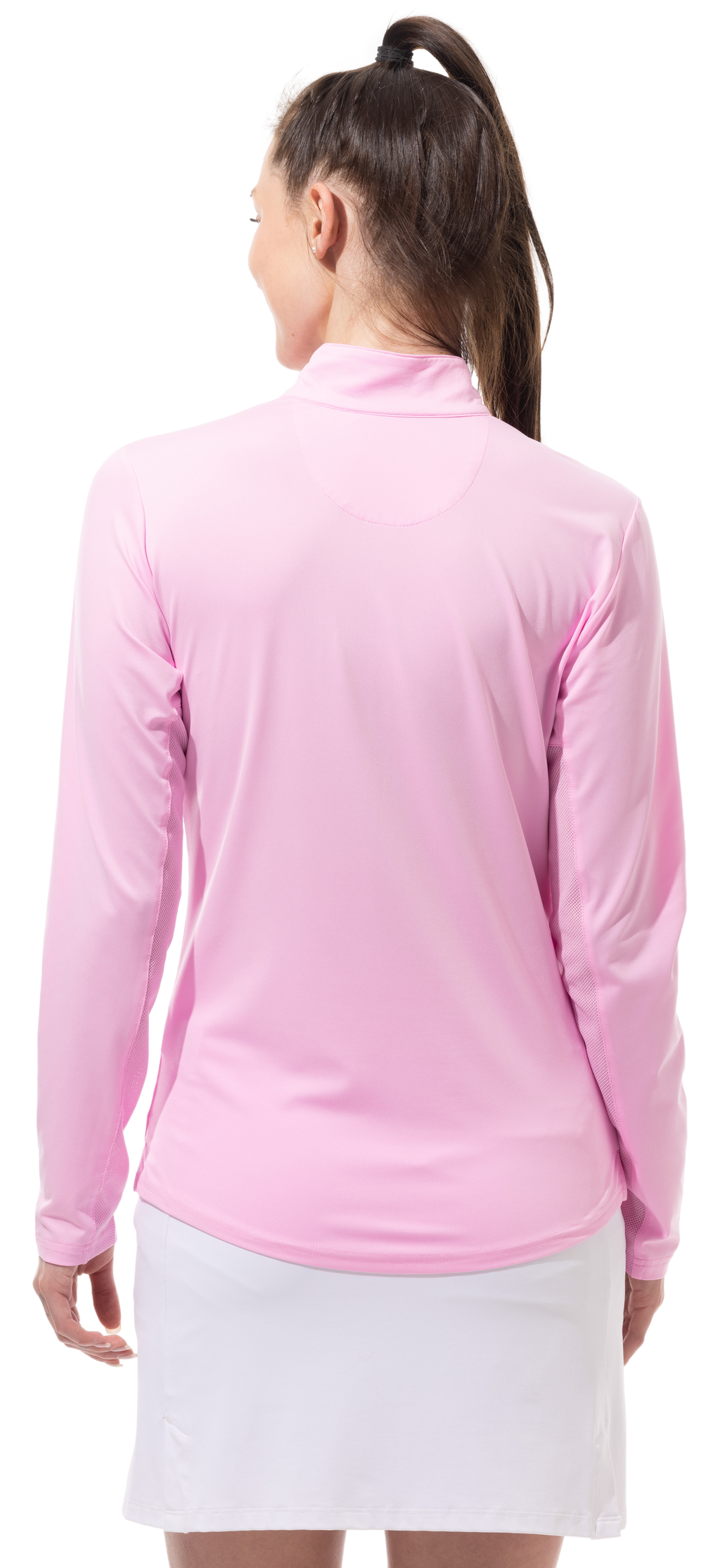 SUNGLOW ZIP MOCK. PINK. 900434 - SanSoleil