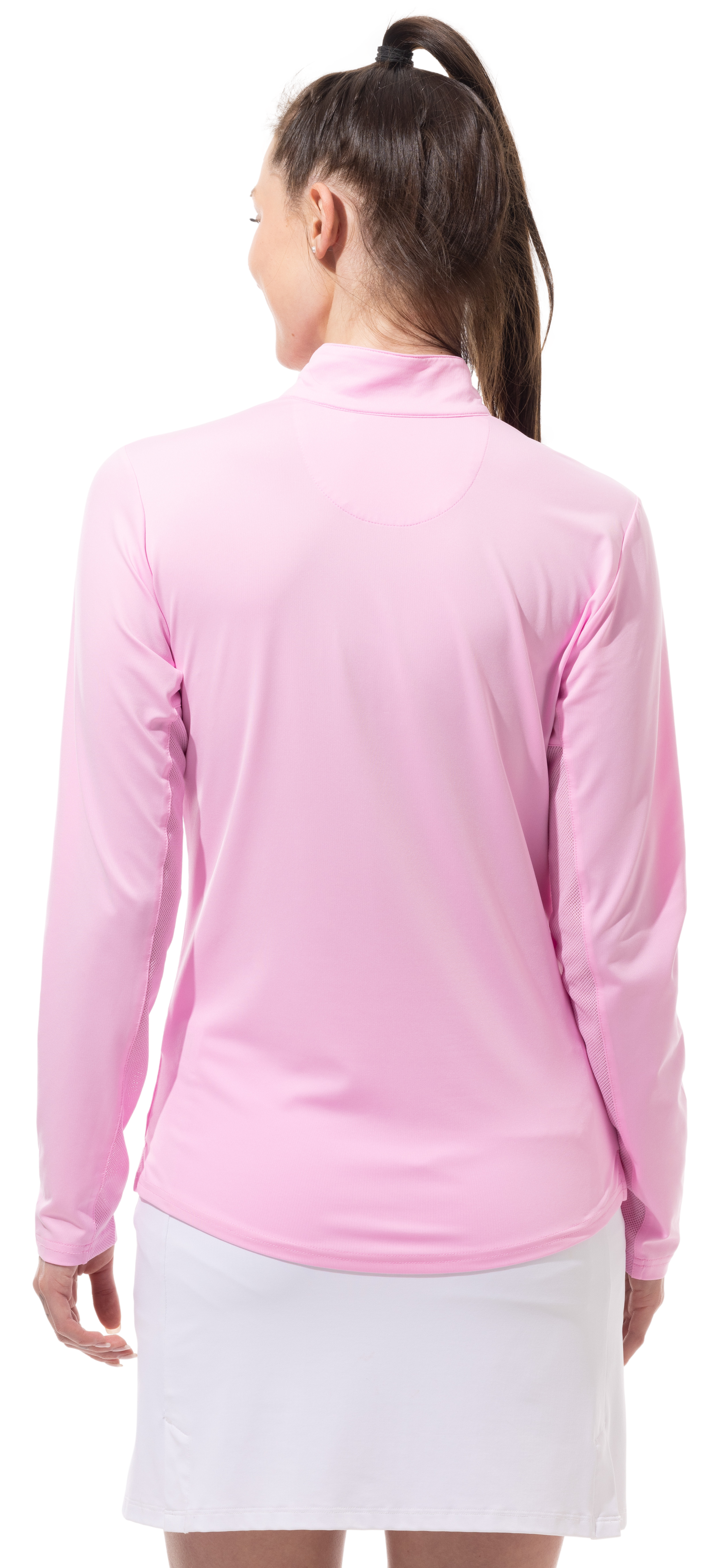 SUNGLOW ZIP MOCK. PINK. 900434 - SanSoleil