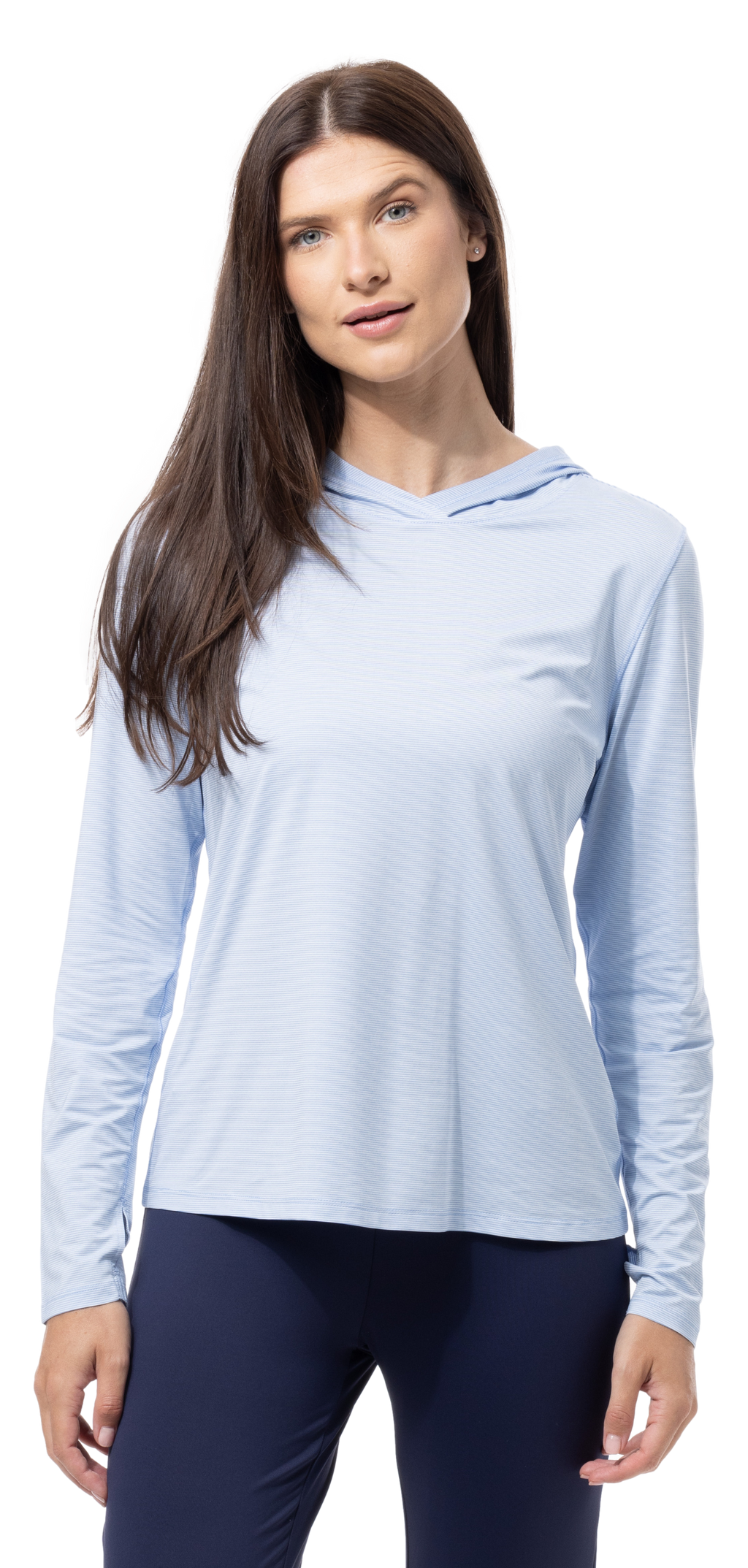 SOLTEK ICE STRIPE HOODIE. MALIBU BLUE. 900451MM