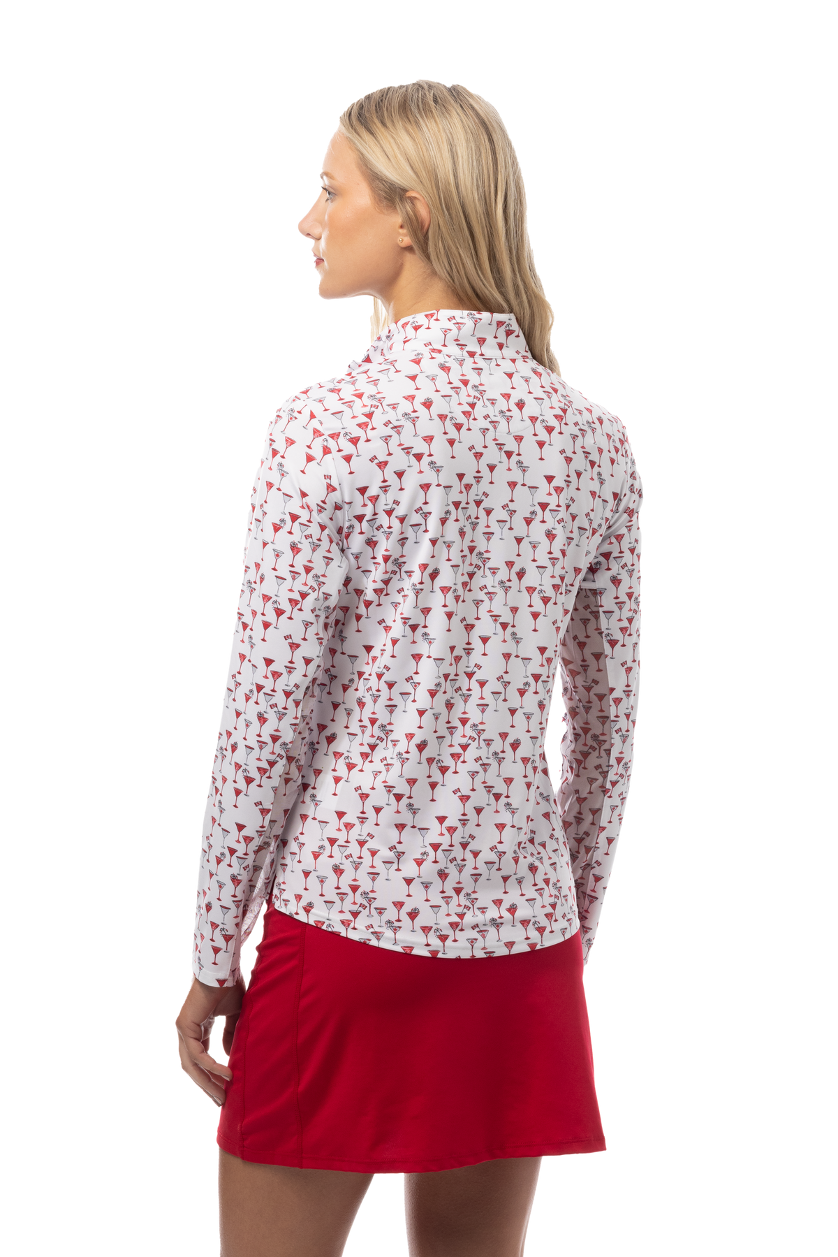 SOLCOOL 1/4 ZIP MOCK. OH CANADA. 900463 - SanSoleil