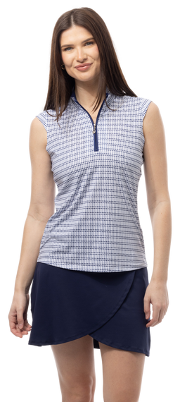 SOLCOOL SLEEVELESS MOCK . MASTERMIND NAVY. 900471 - SanSoleil