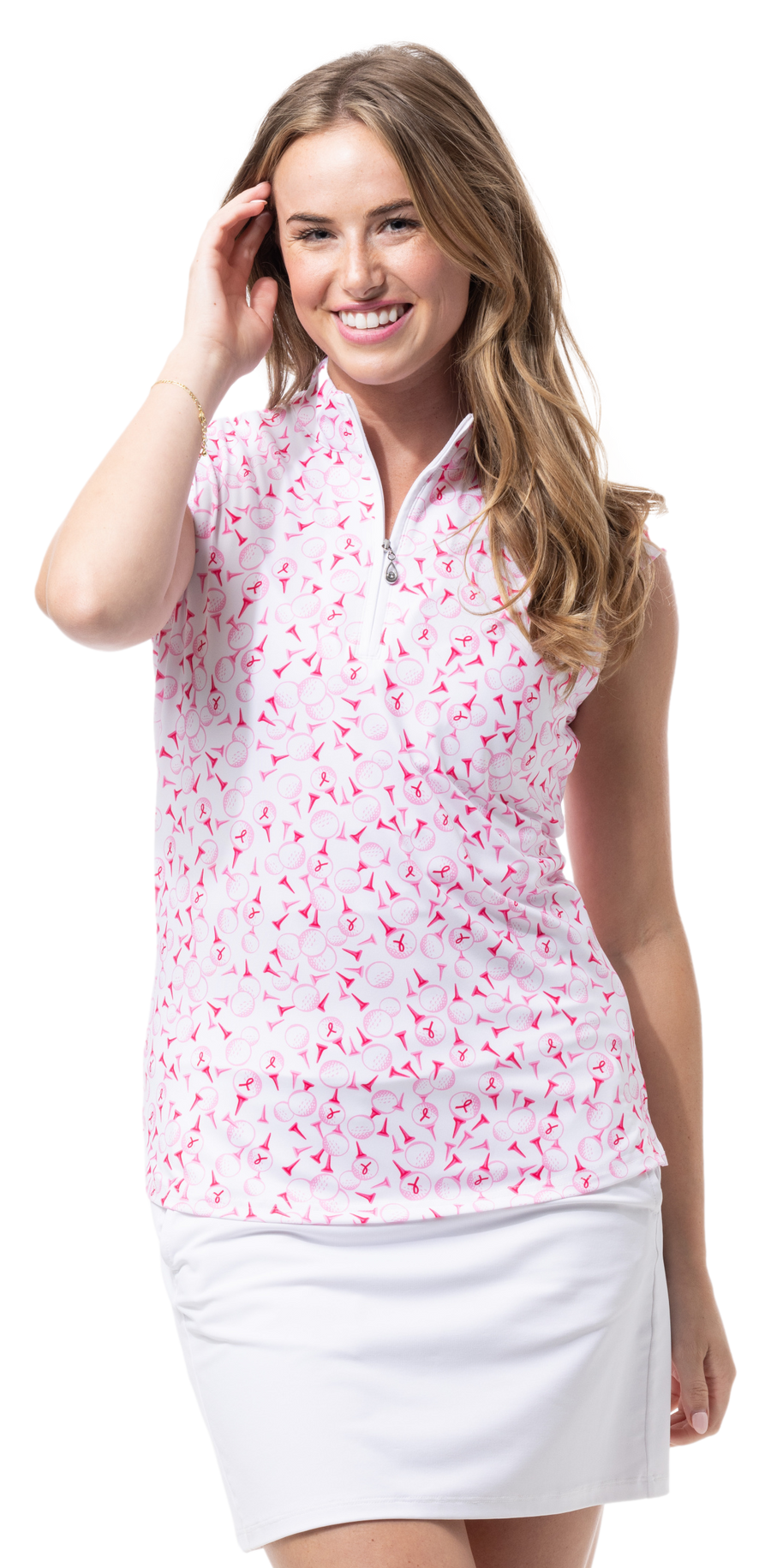 SOLCOOL SLEEVELESS MOCK. Play for P.I.N.K. 900471 - SanSoleil