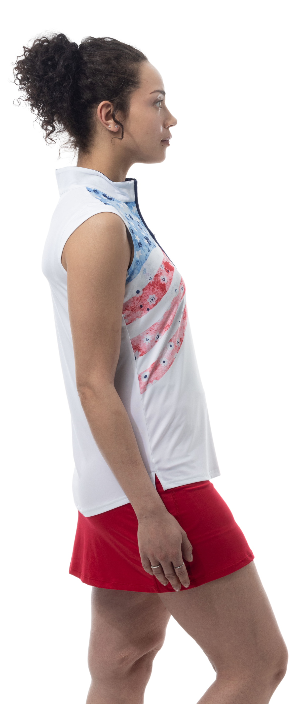SOLCOOL SLEEVELESS MOCK. LIBERTY GARDEN. 900471 - SanSoleil
