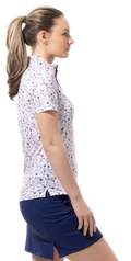 SOLCOOL SHORT SLEEVE MOCK . LIBERTINI. 900478 - SanSoleil