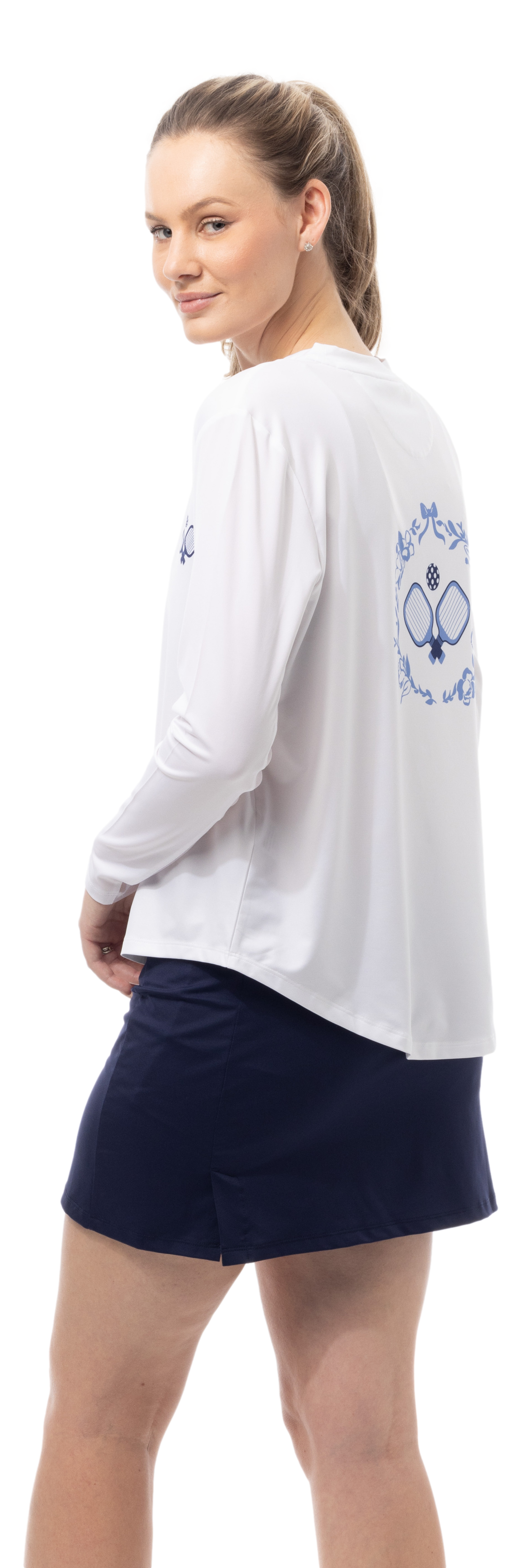 SUNGLOW RELAXED  DROP-TAIL TEE. PICKERING. WHITE. 900479 - SanSoleil