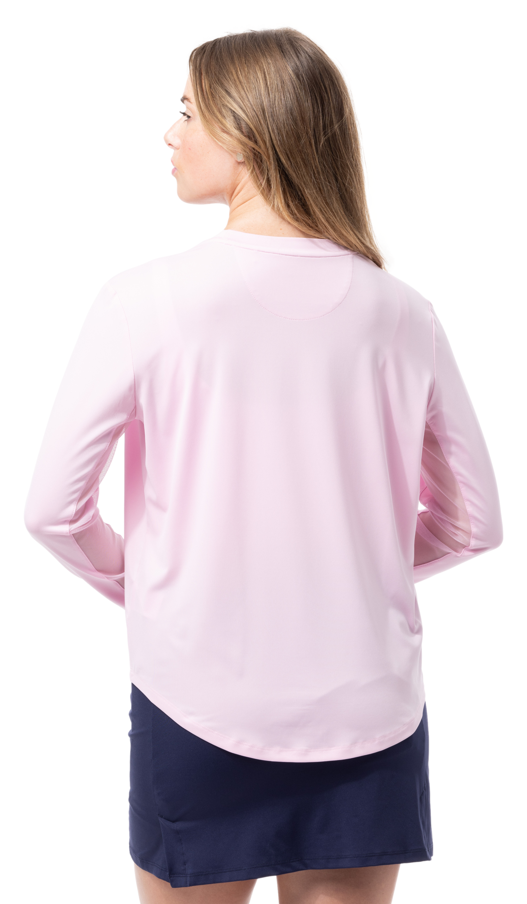 SUNGLOW RELAXED  DROP-TAIL TEE. RACQUETEER . PINK. 900479 - SanSoleil