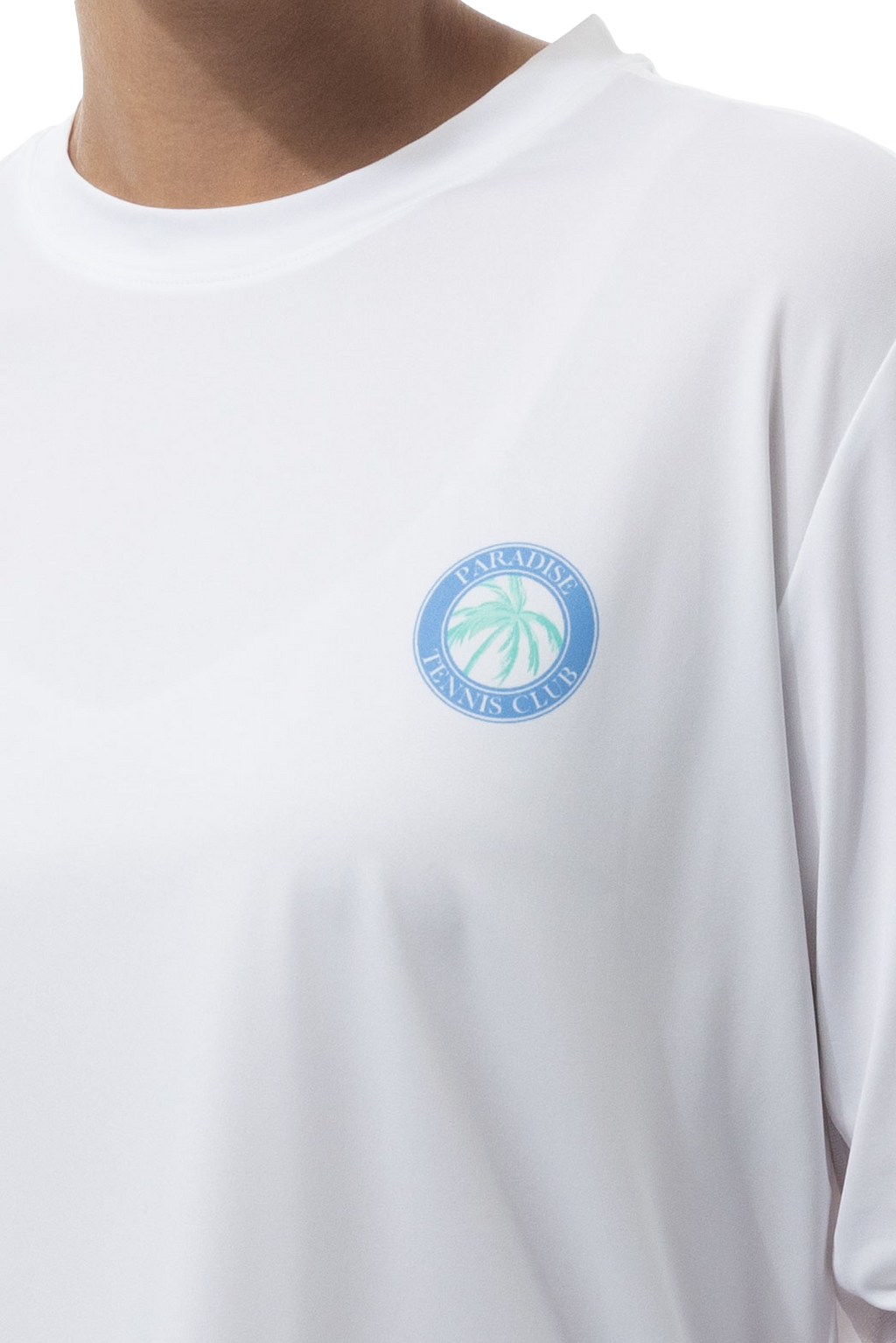 SUNGLOW RELAXED  DROP-TAIL TEE. TENNIS PARADISE. 900479 - SanSoleil