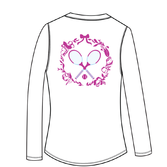 SUNGLOW RELAXED  DROP-TAIL TEE. TENNISON.  ARTIC BERRY. 900479 - SanSoleil