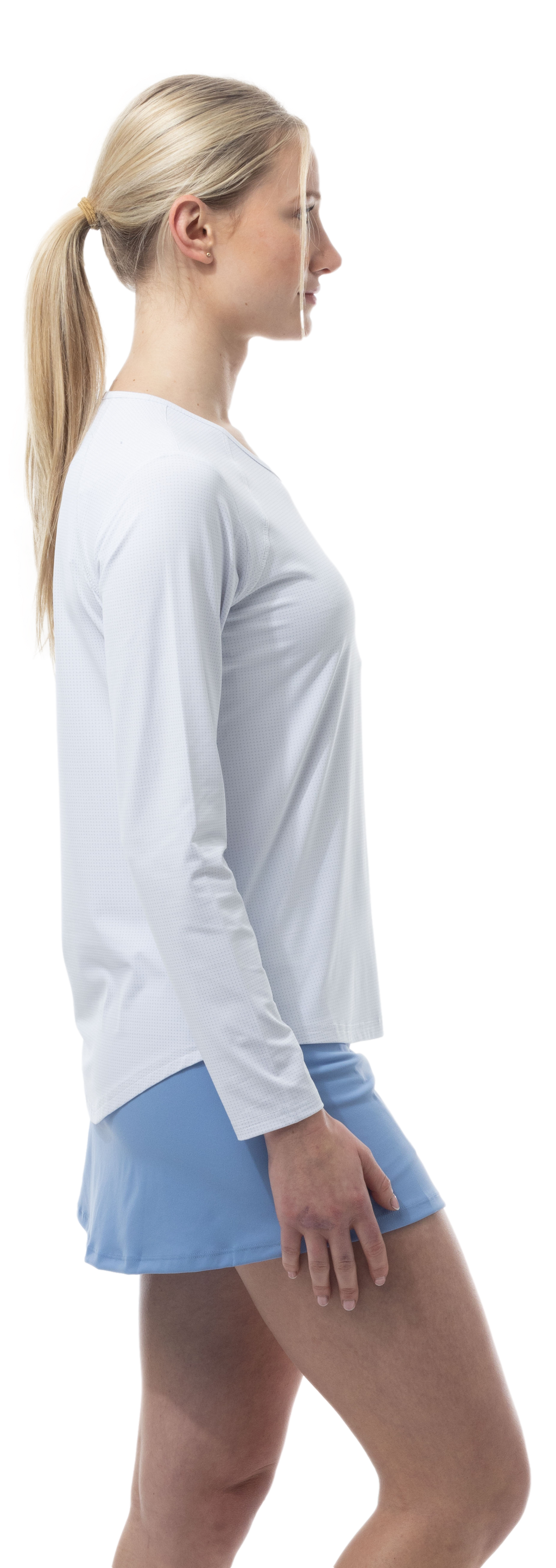 SOLAIR COOL ULTRA-MESH ACTIVE TOP. WHITE COASTAL. DOT 900624D - SanSoleil