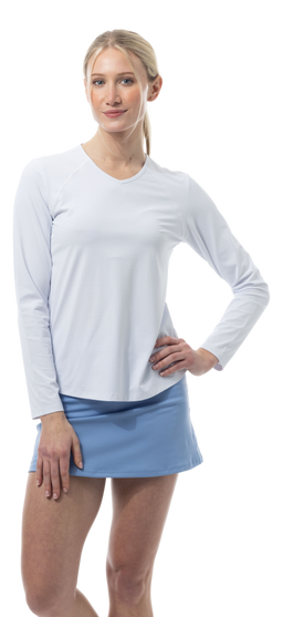 SOLAIR COOL ULTRA-MESH ACTIVE TOP. WHITE COASTAL. DOT 900624D - SanSoleil