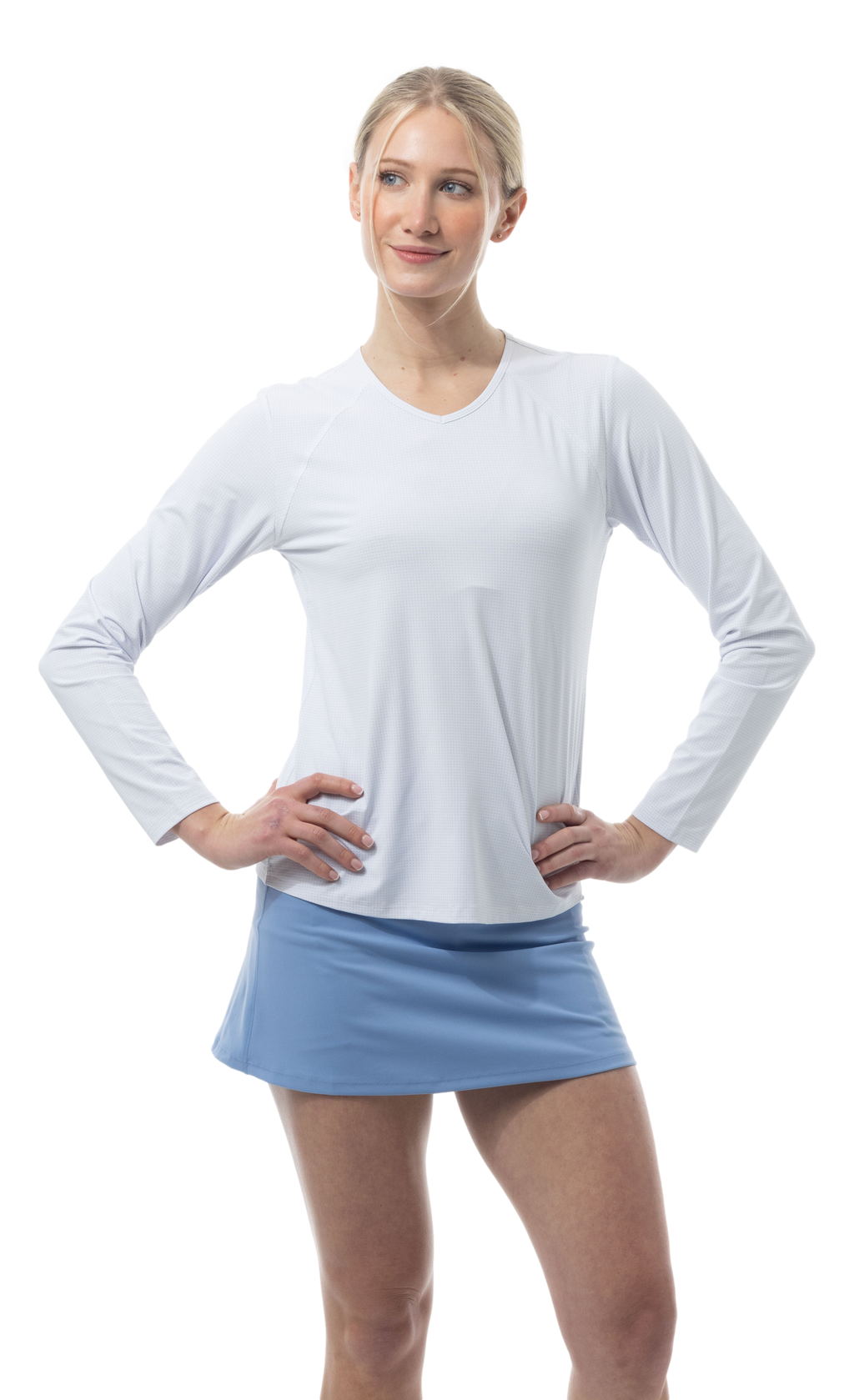 SOLAIR COOL ULTRA-MESH ACTIVE TOP. WHITE COASTAL. DOT 900624D - SanSoleil