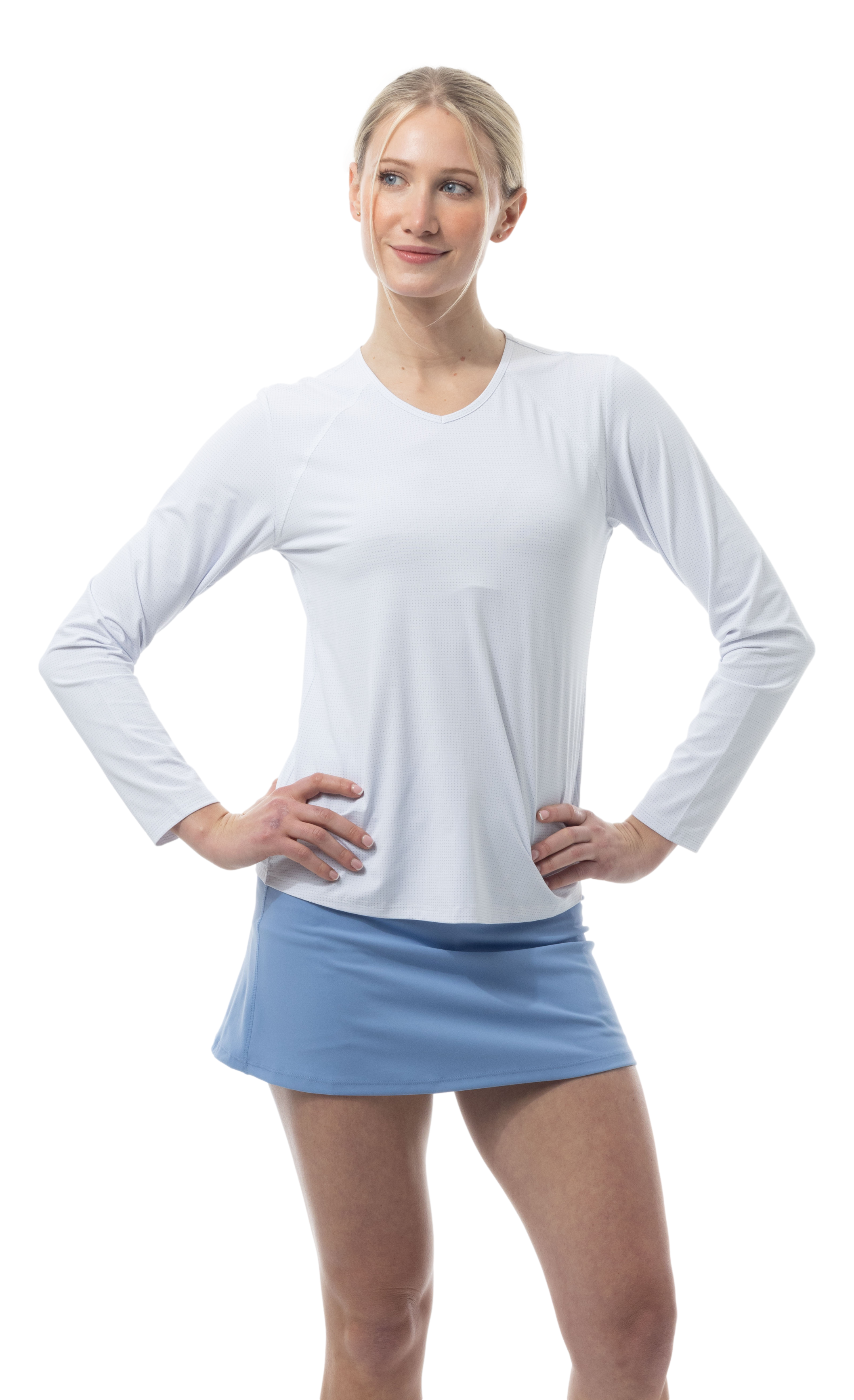 SOLAIR COOL ULTRA-MESH ACTIVE TOP. WHITE COASTAL. DOT 900624D - SanSoleil