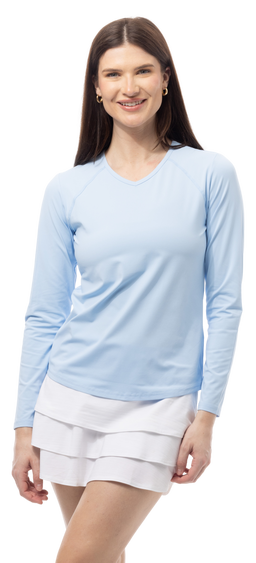 SOLAIR COOL ULTRA-MESH ACTIVE TOP. COASTAL. 900624S - SanSoleil