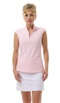 SOLTEK LUX SLEEVELESS SOLID MOCK. BALLET PINK.  900627