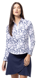 SOLAIR COOL ULTRA-MESH ZIP MOCK. AMOUR. 900653 - SanSoleil