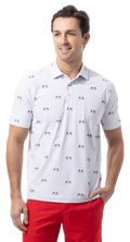 MEN'S SOLAIR COOL PRINT POLO. AMERICA 250. 900840A - SanSoleil