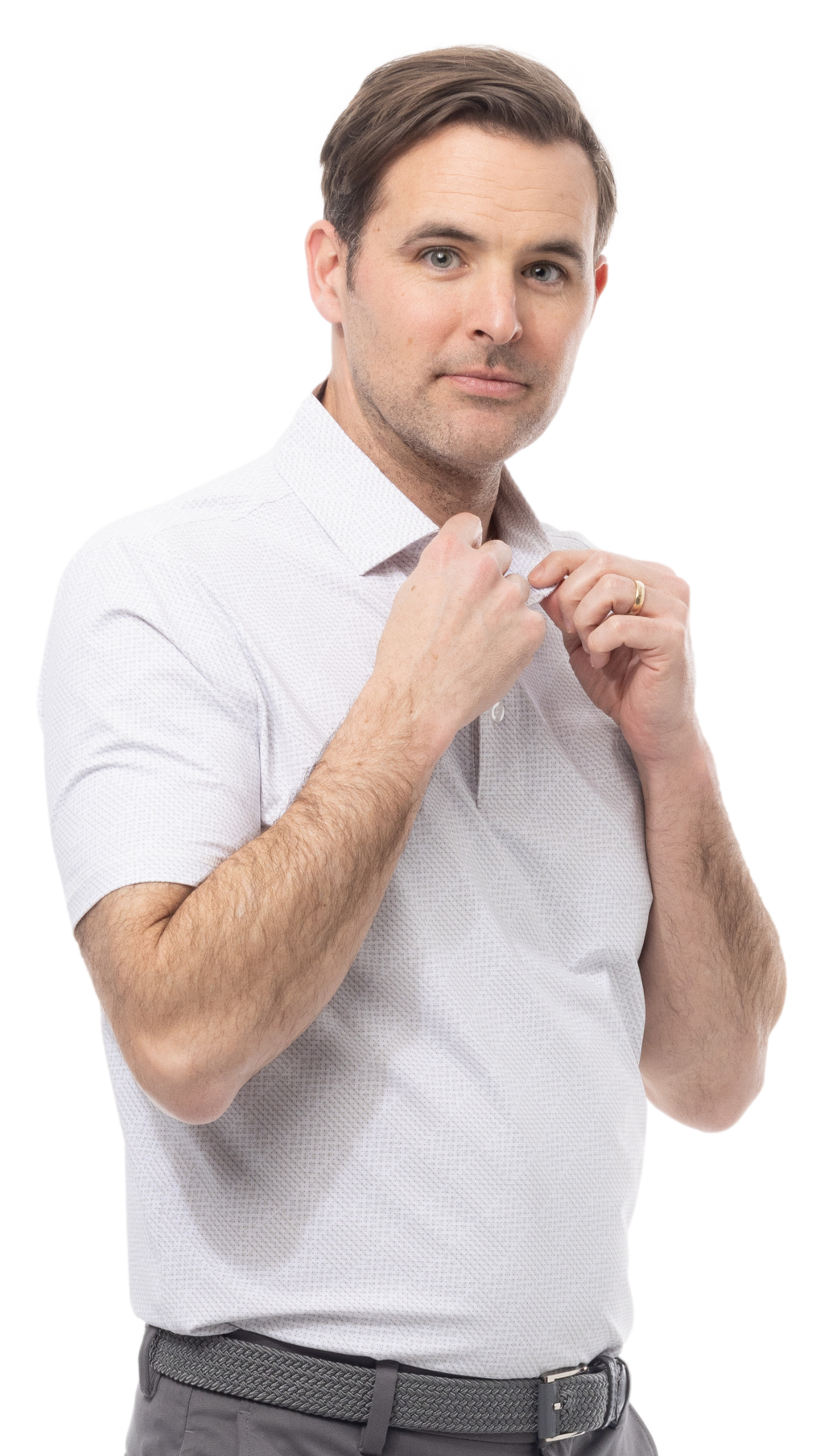 MEN'S SOLAIR COOL POLO. BETSY. WHITE. 900840A