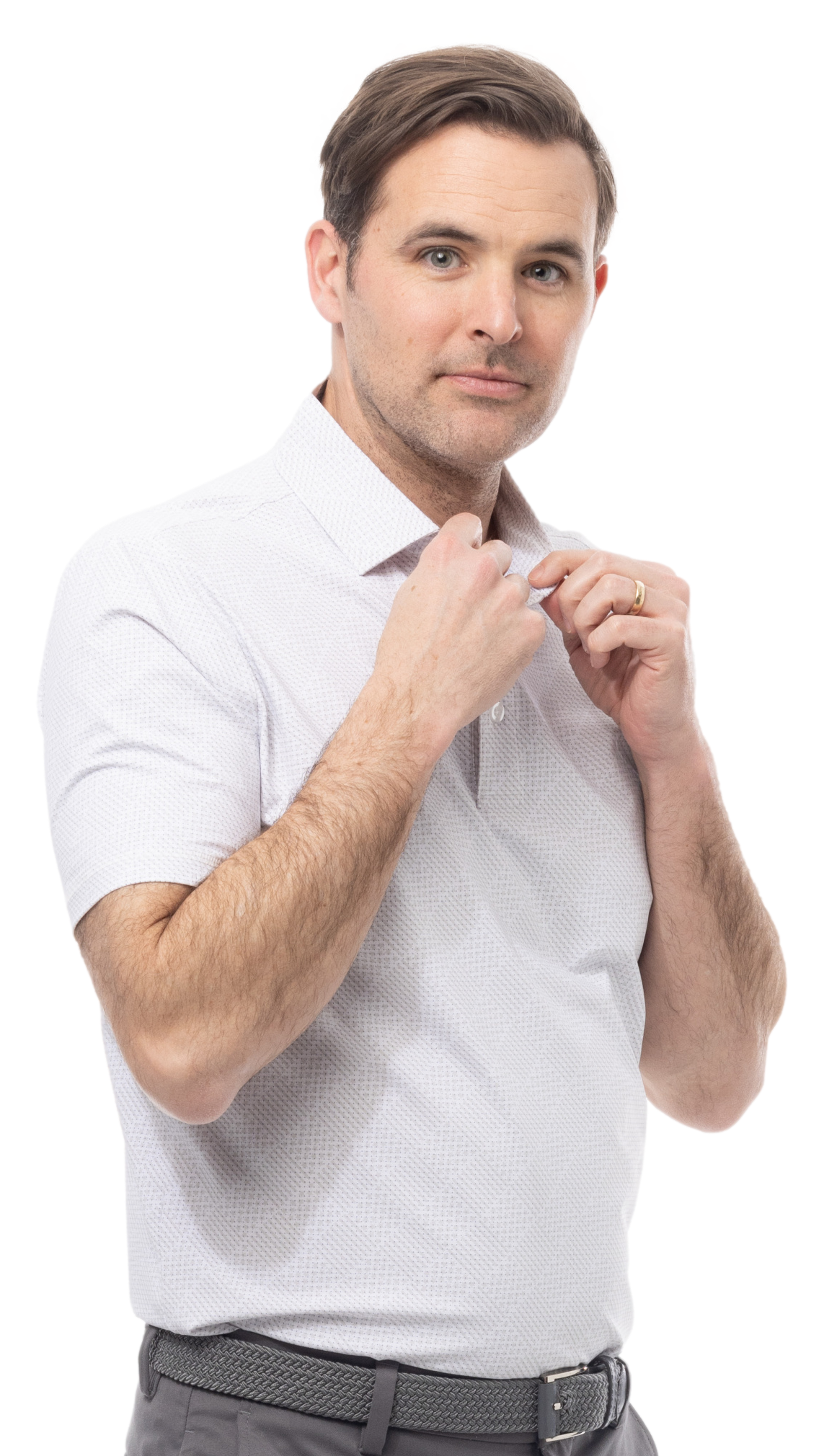MEN'S SOLAIR COOL POLO. BETSY. WHITE. 900840A