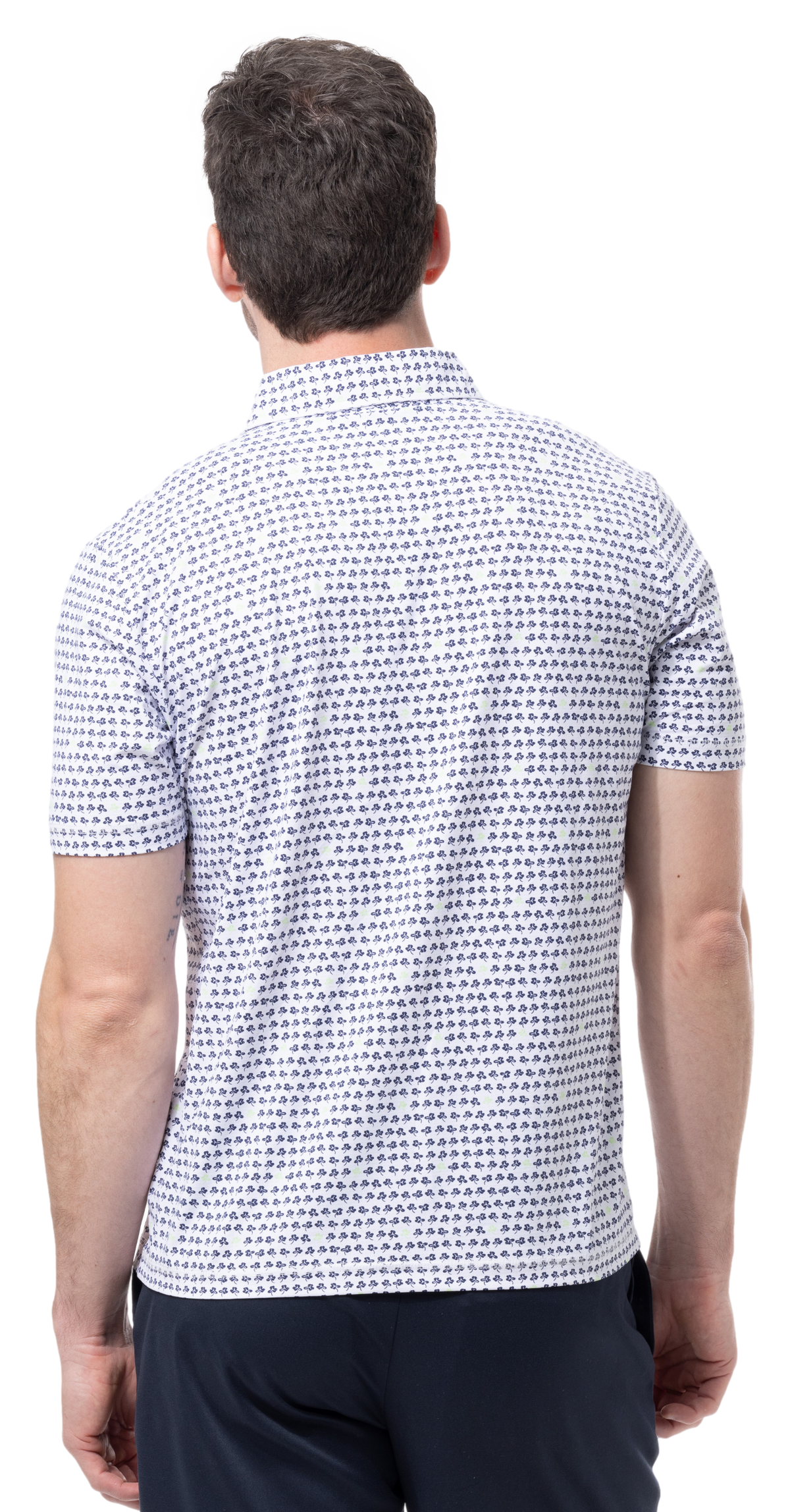 MEN'S SOLAIR COOL PRINT POLO. LUCKY BREAK.  900840A - SanSoleil