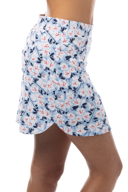 SANSOLEIL 17" GOLF SKORT. PUTTERCUP. BLUE. 900225 - SanSoleil