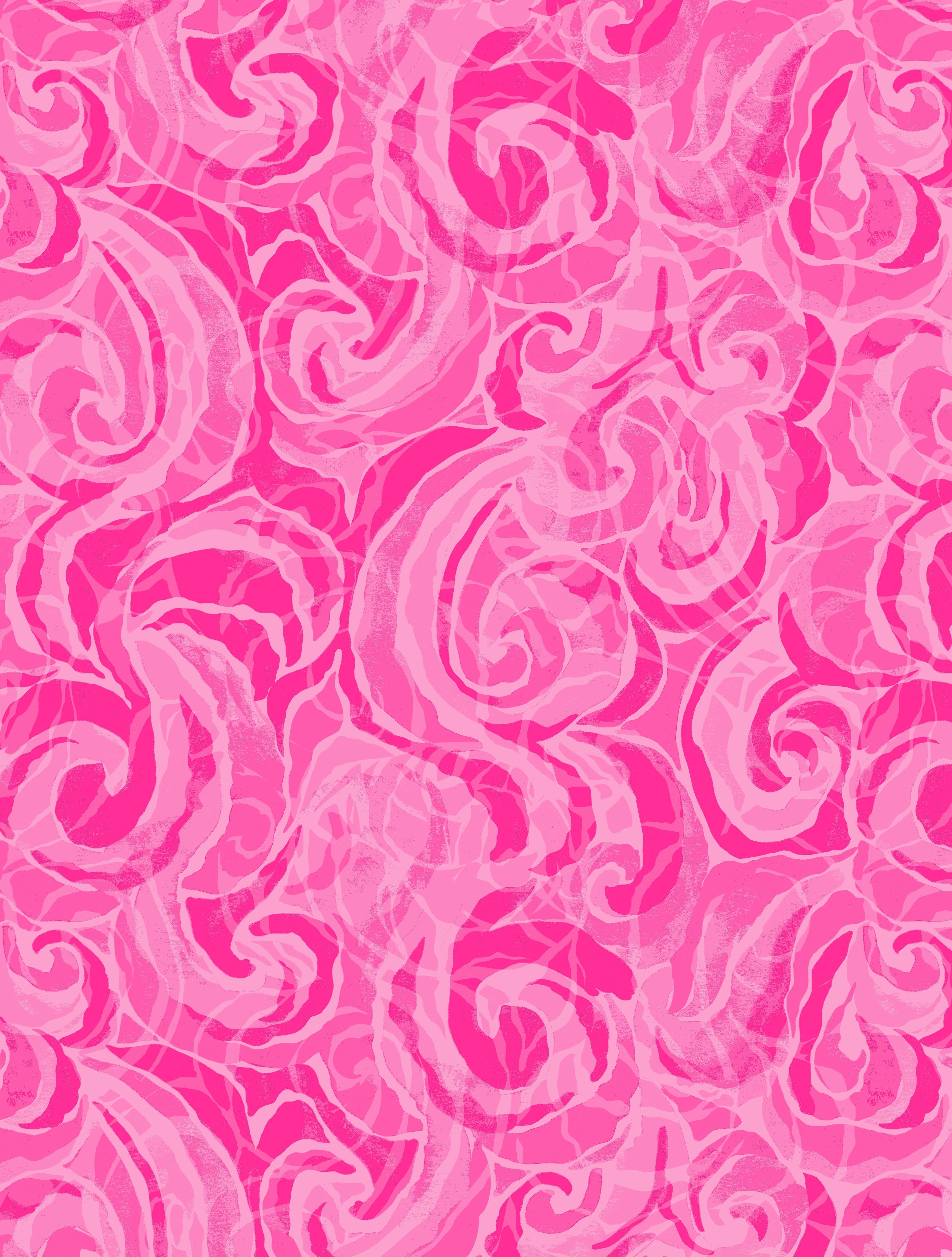 SANSOLEIL FOIL PRINT 1/4 ZIP MOCK. WHIRLWIND. PINK. 900320 - SanSoleil